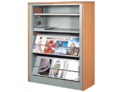 三层单面期刊架 3 level Single side magazine shelf